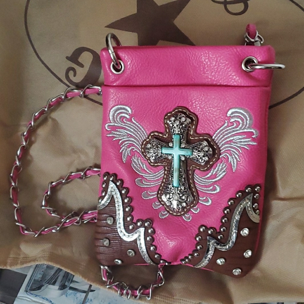 Never used P & G crossbody purse small